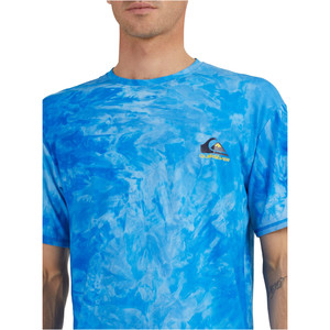 2022 Quiksilver Camiseta Tie Dye Surf Hombre Eqywr03353 - Azul Claro